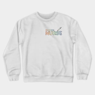 Dialysis Nurse Rainbow Crewneck Sweatshirt